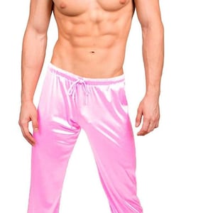 Mens Smooth Satin Leggings