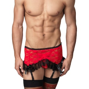 Ruffle Bum Lace Garter Skirt