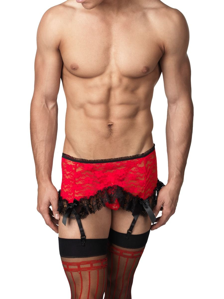 Ruffle Bum Lace Garter Skirt