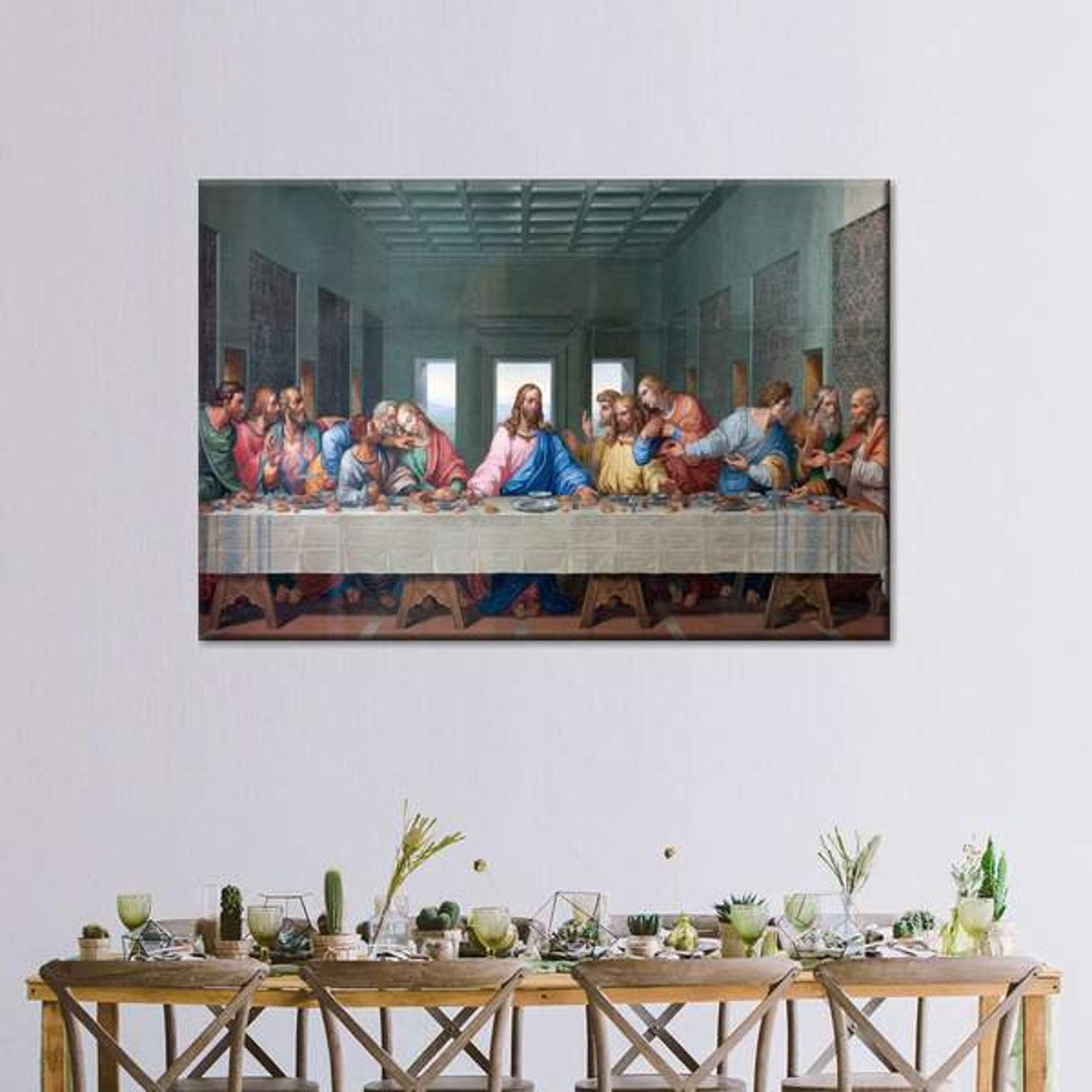 The Last Supper Multi Panel Canvas Wall Art | Etsy