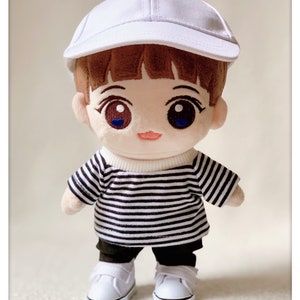 Simple and Stylish Shirt For 20cm Plush Doll, Good Quality Cotton Fabric