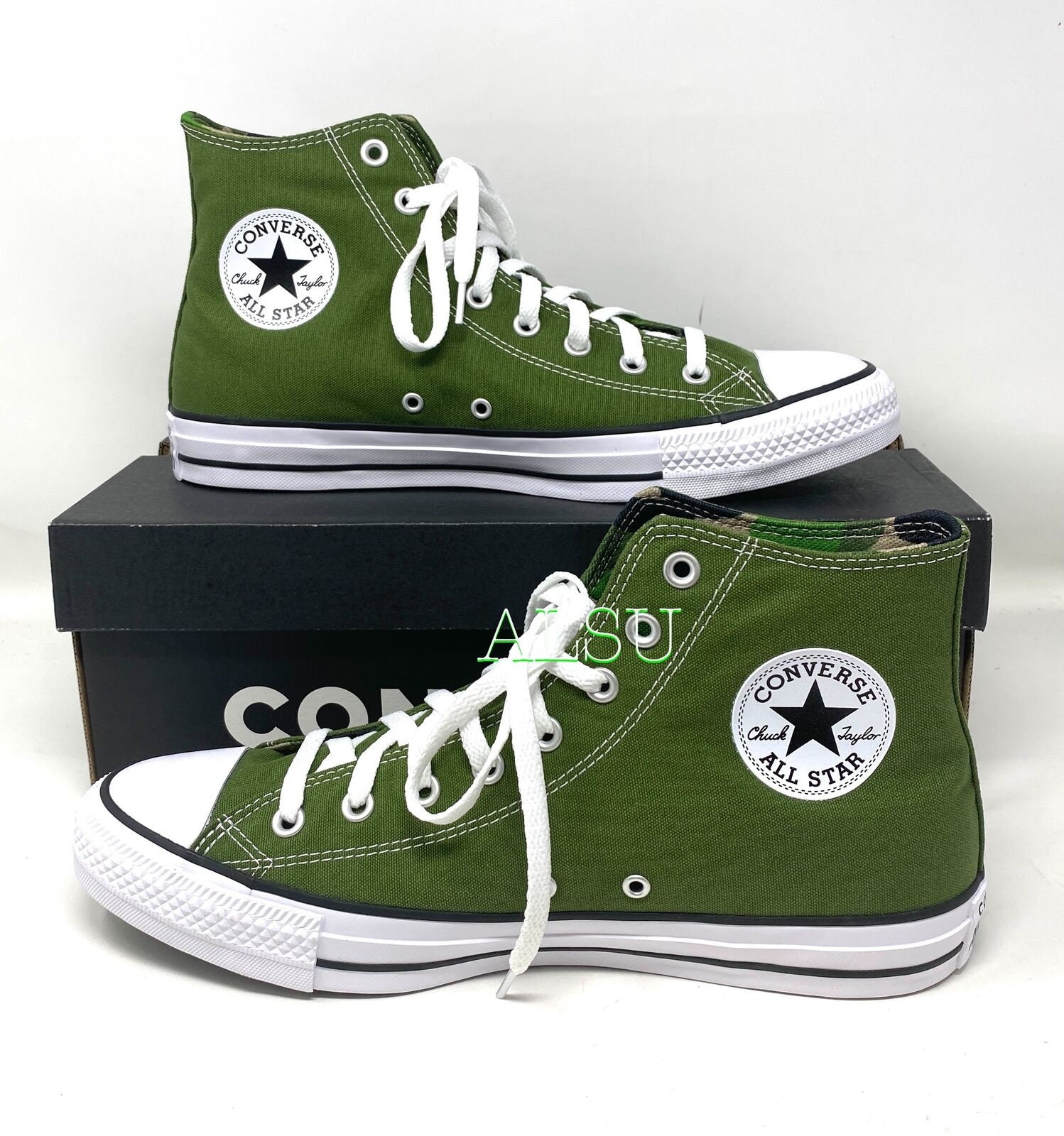 Converse CTAS POCKET High Top Canvas Cypress Green Men's Etsy