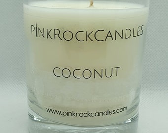 Coconut candle, soy candle, handpoured candle, vegan candle