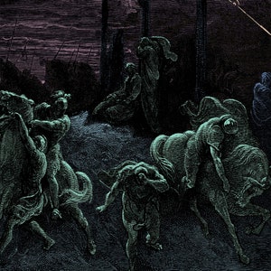The Crucifixion of Jesus by Gustave Doré | Biblical Christian Passion of Christ Spiritual Wall Art Gift Vintage Fine Art Print