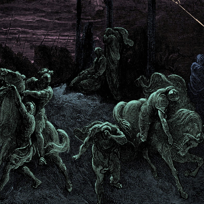 The Crucifixion of Jesus by Gustave Doré | Biblical Christian Passion of Christ Spiritual Wall Art Gift Vintage Fine Art Print