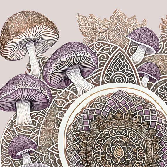 Trippy Sacred Geometry Mushroom Shirt Trippy Sacred Geometry Mushroom Shirt
