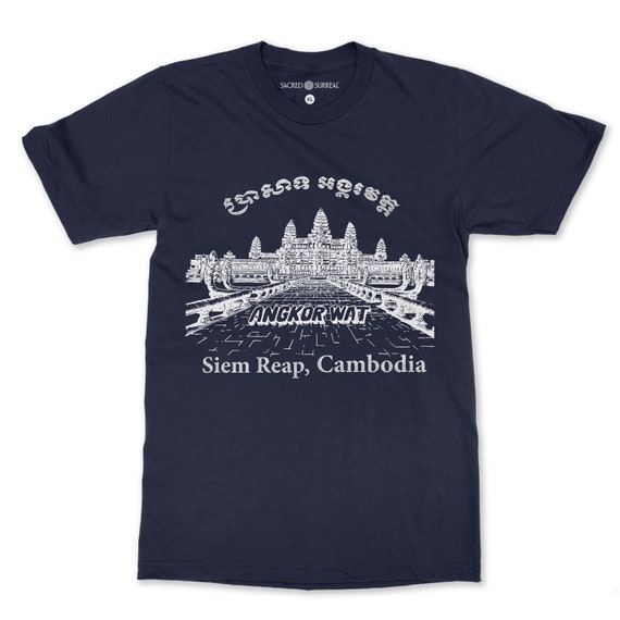 Angkor Wat T-Shirt Cambodia Buddhism Hinduism Cambodian Tee Angkor Wat T-Shirt Cambodia Buddhism Hinduism Cambodian Tee