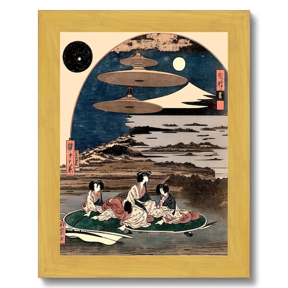 Extraterrestrials in Japanese Ukiyo-e Art | the Uchuu-jin Extraterrestrials in Japanese Ukiyo-e Art | the Uchuu-jin
