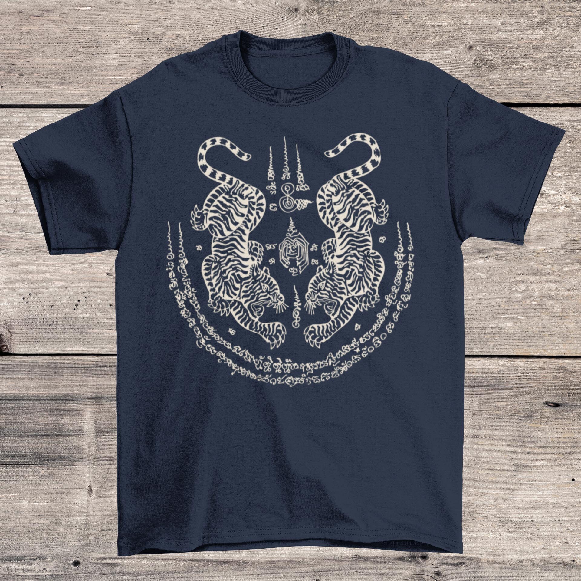 Thai Tiger Sak Yant Tattoo | Sacred Yantra Protection, Strength 