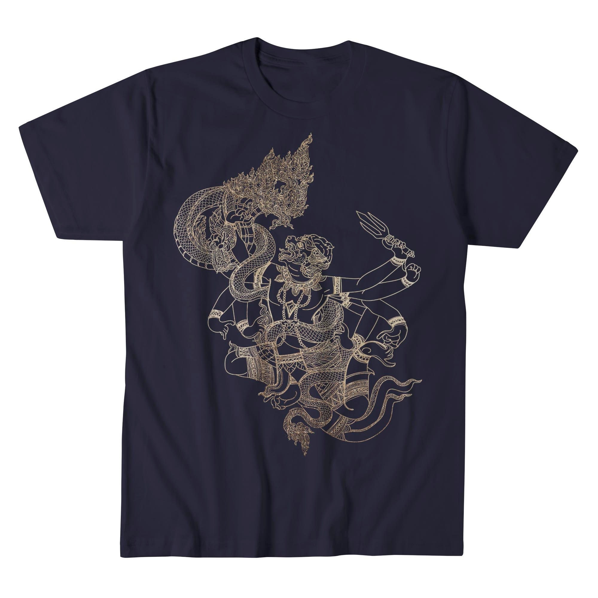 サックヤント ハヌマーン Tシャツ | ムエタイ戦士の伝統的なタトゥー
