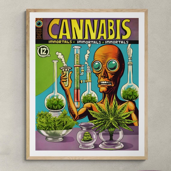 Cannabis Immortals, Alien Smoke Dreamers | 420 Weed Bardo Zone