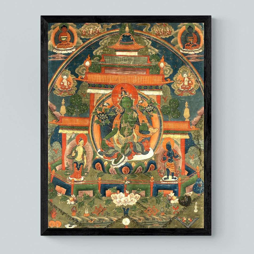Green Tara Compassion Deity | Divine Healing, Feminine Goddess ...