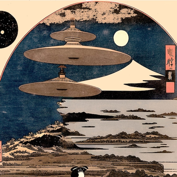 Extraterrestrials in Japanese Ukiyo-e Art | the Uchuu-jin Extraterrestrials in Japanese Ukiyo-e Art | the Uchuu-jin