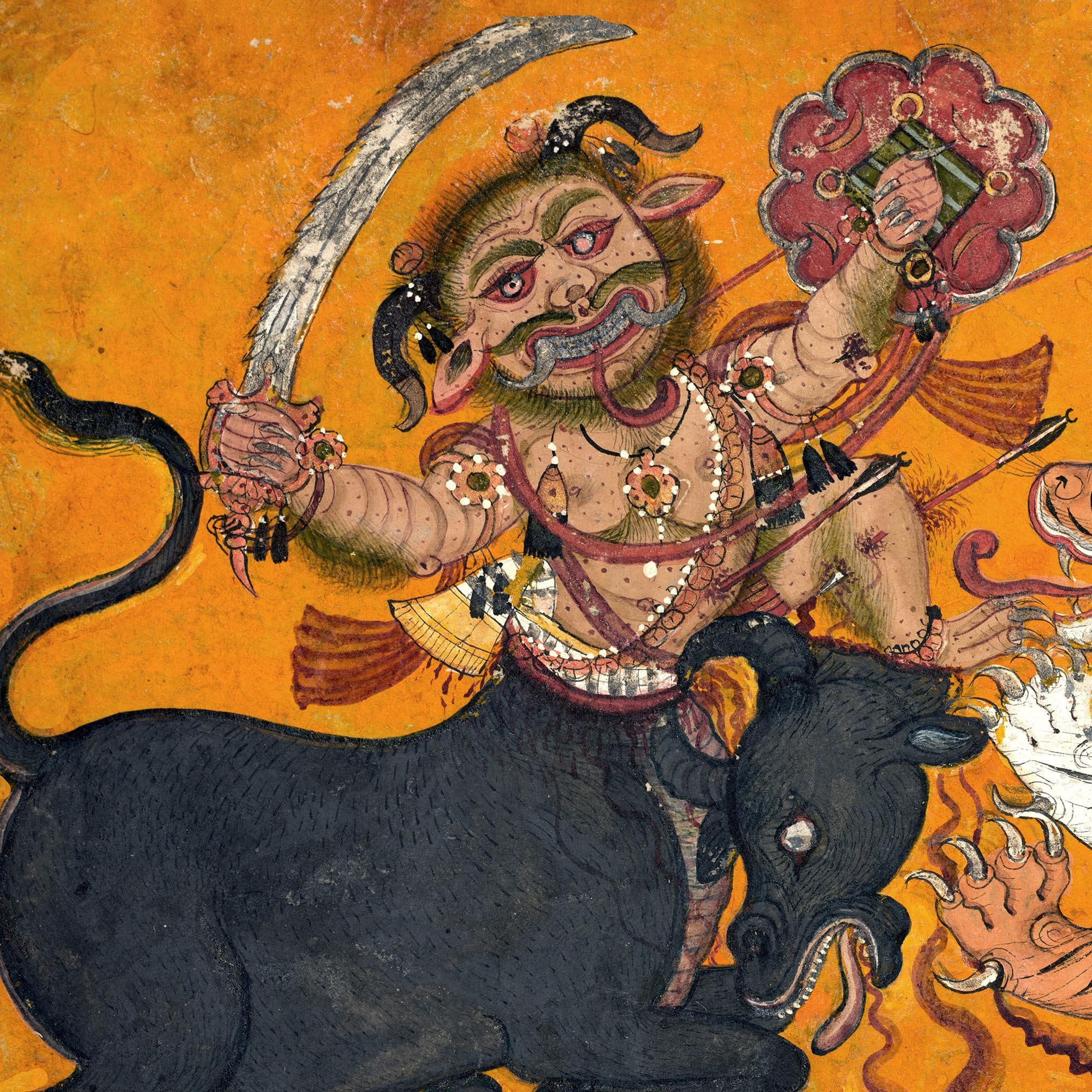 ドゥルガー退治のマヒシャ：女性の強さとエンパワーメントの神