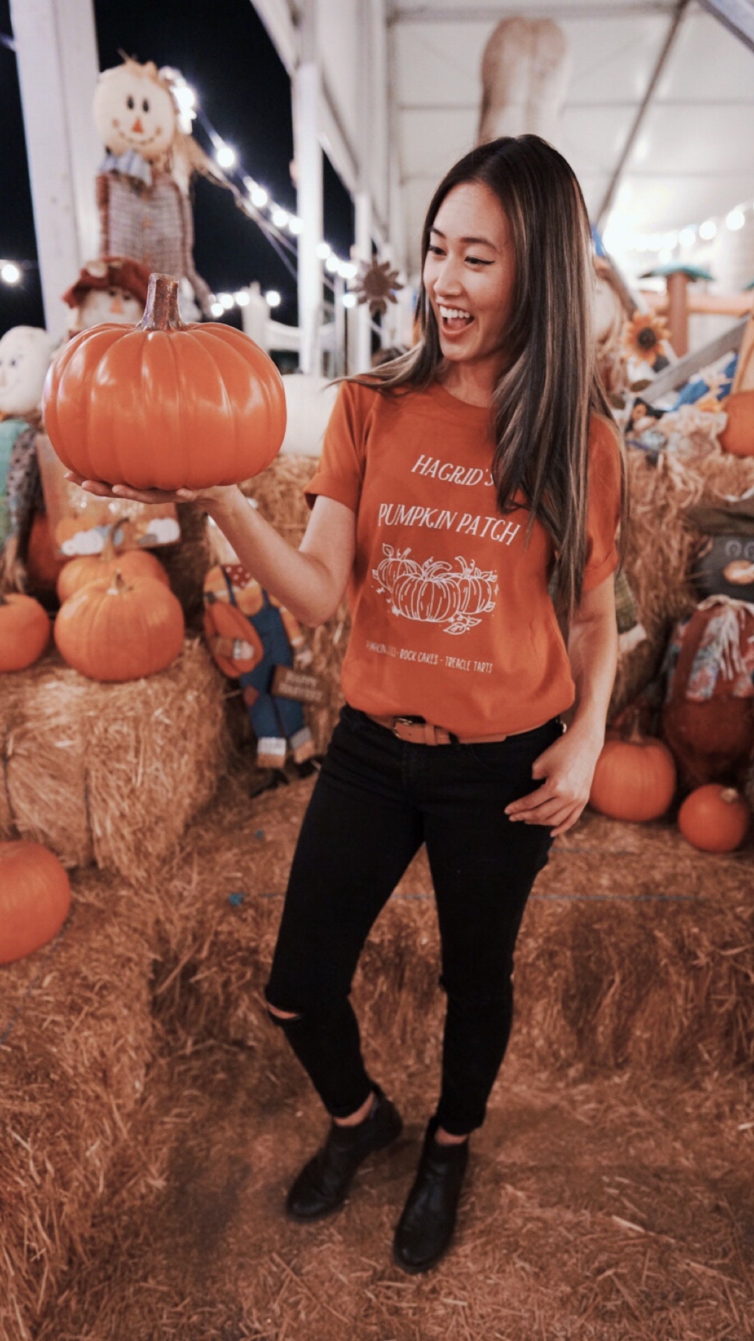 Discover Solid Autumn Hagrid's Pumpkin Patch Tee