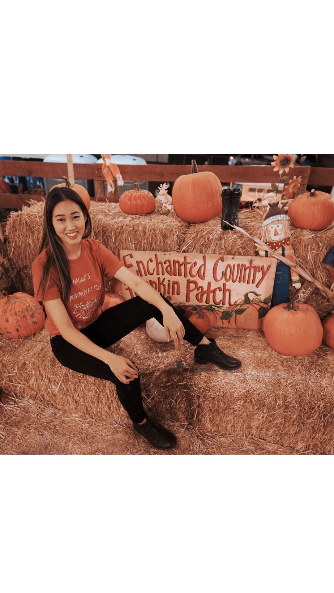 Discover Solid Autumn Hagrid's Pumpkin Patch Tee