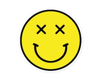Smiley Face X Eyes - Etsy