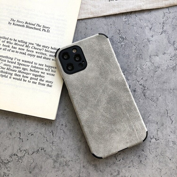 What is Luxury Leather Texture Square Frame Case on for iPhone 14 13 12 11  PRO Max Mini X Xr Xs Deer Camera Protection Shockproof Cover