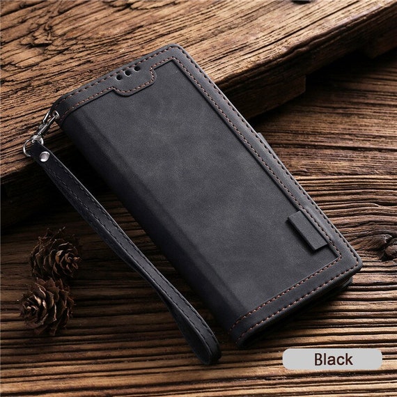 Luxury Retro Leather Square Case For Samsung S23 S22 S21 S20FE S10 S9  Note20 10