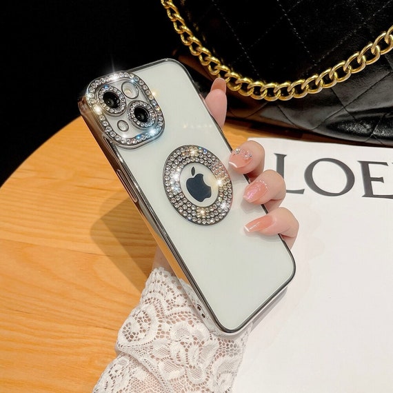 Luxury Bling 3D Bee Case For iPhone 15 PRO Max 11 12 PRO XS XR Love Heart  Square Phone Cover for iphone 13 PRO MAX 7 8 14 Plus