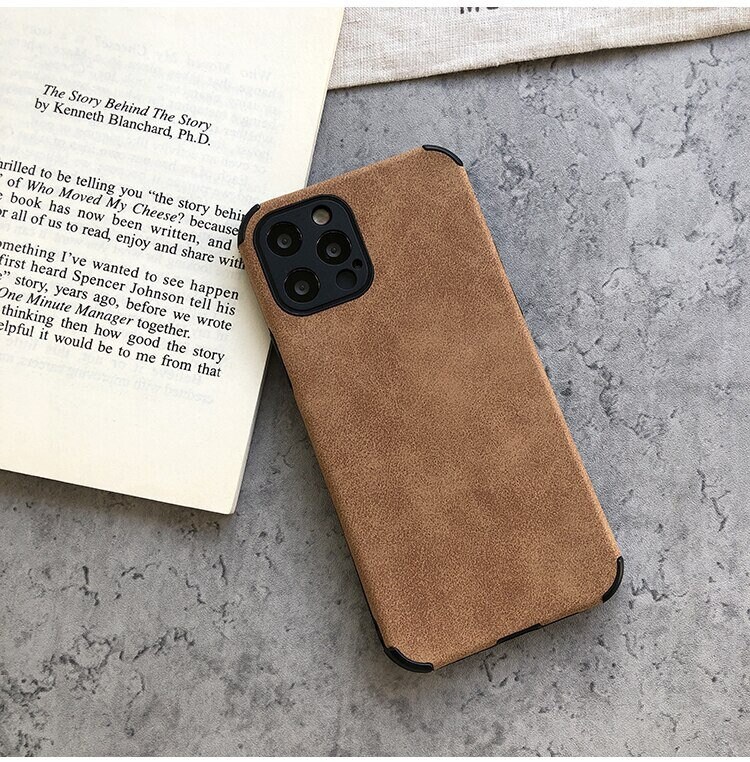 Leather Texture Cute Phone Cases For iPhone 13 12 11 Pro Max XR X