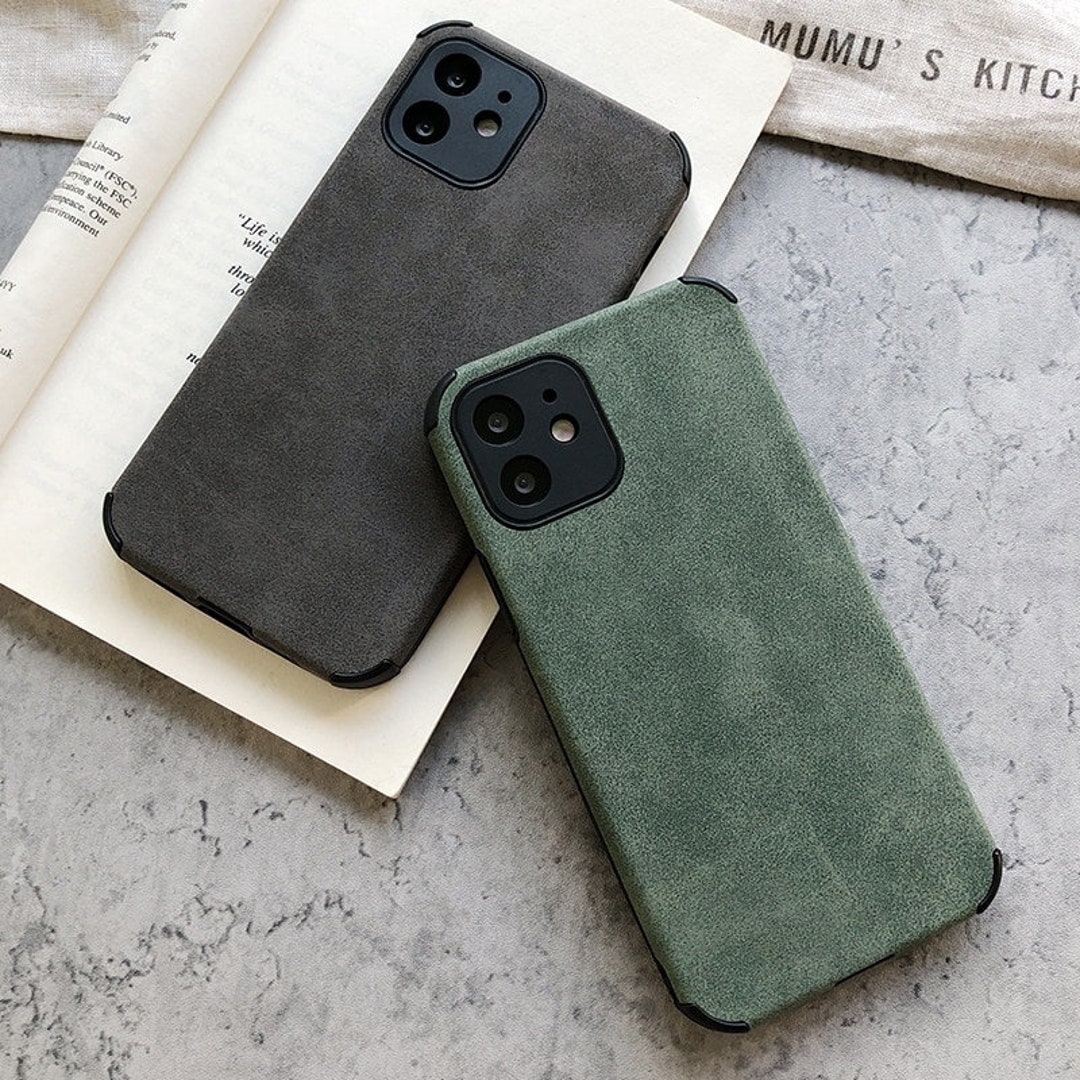 Leather Texture Cute Phone Cases For iPhone 13 12 11 Pro Max XR X