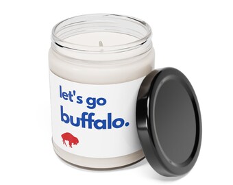 Lets go Buffalo, Scented Soy Candle, 9oz