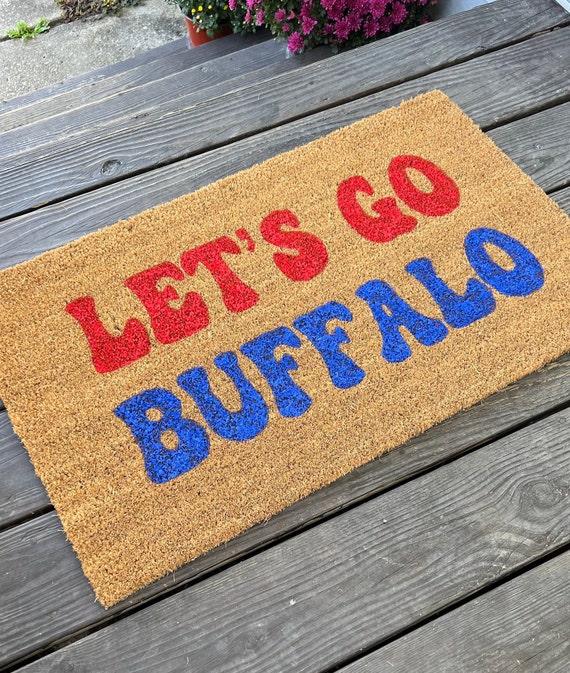 Buffalo Bills Doormat, Lets Go Buffalo, NFL