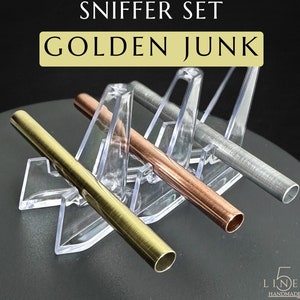 High-quality sniffer set “Golden Junk” including card and brush from 5LH