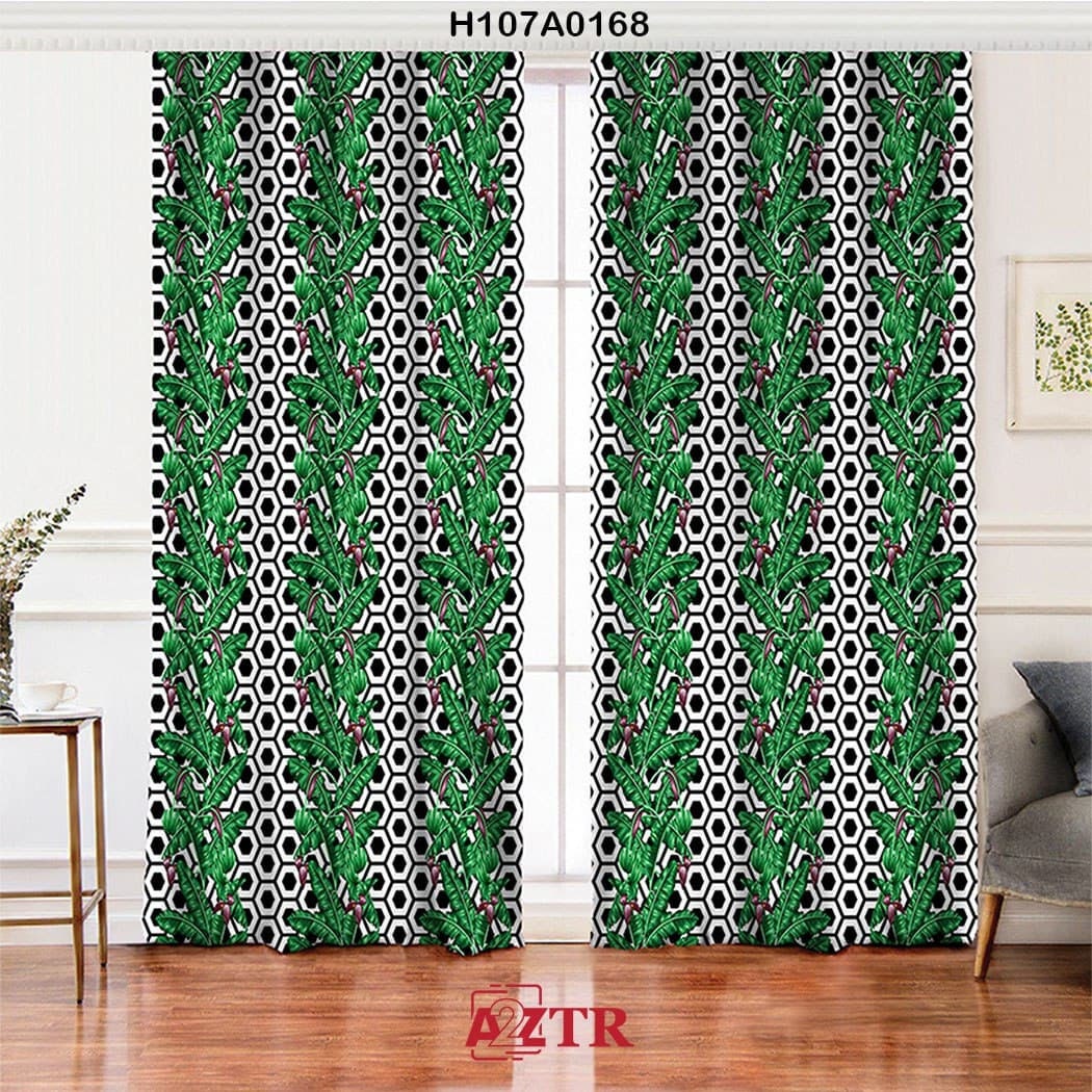 Grüne Vorhänge für Wohnzimmer Vorhänge und Drapes florale | Etsy