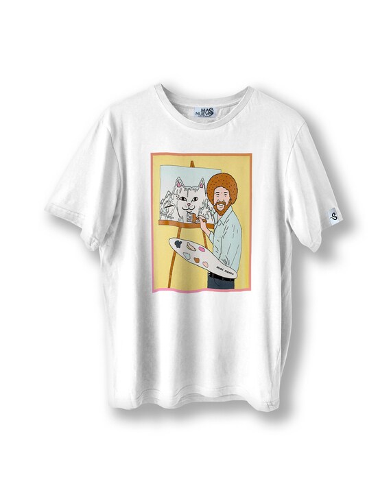 bob ross funny t shirt