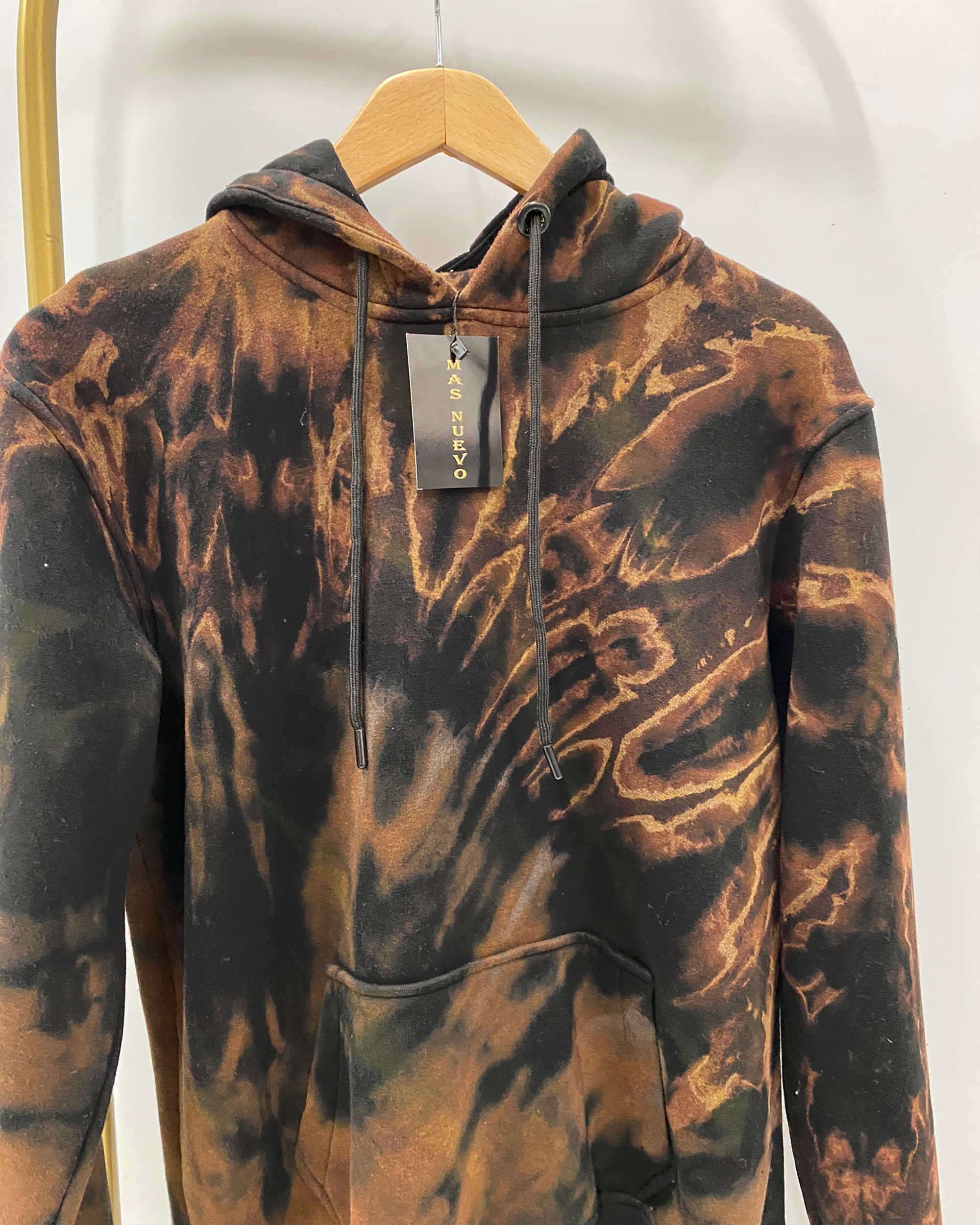 Gucci Black Bleach Tie-Dye Logo Hoodie – Savonches