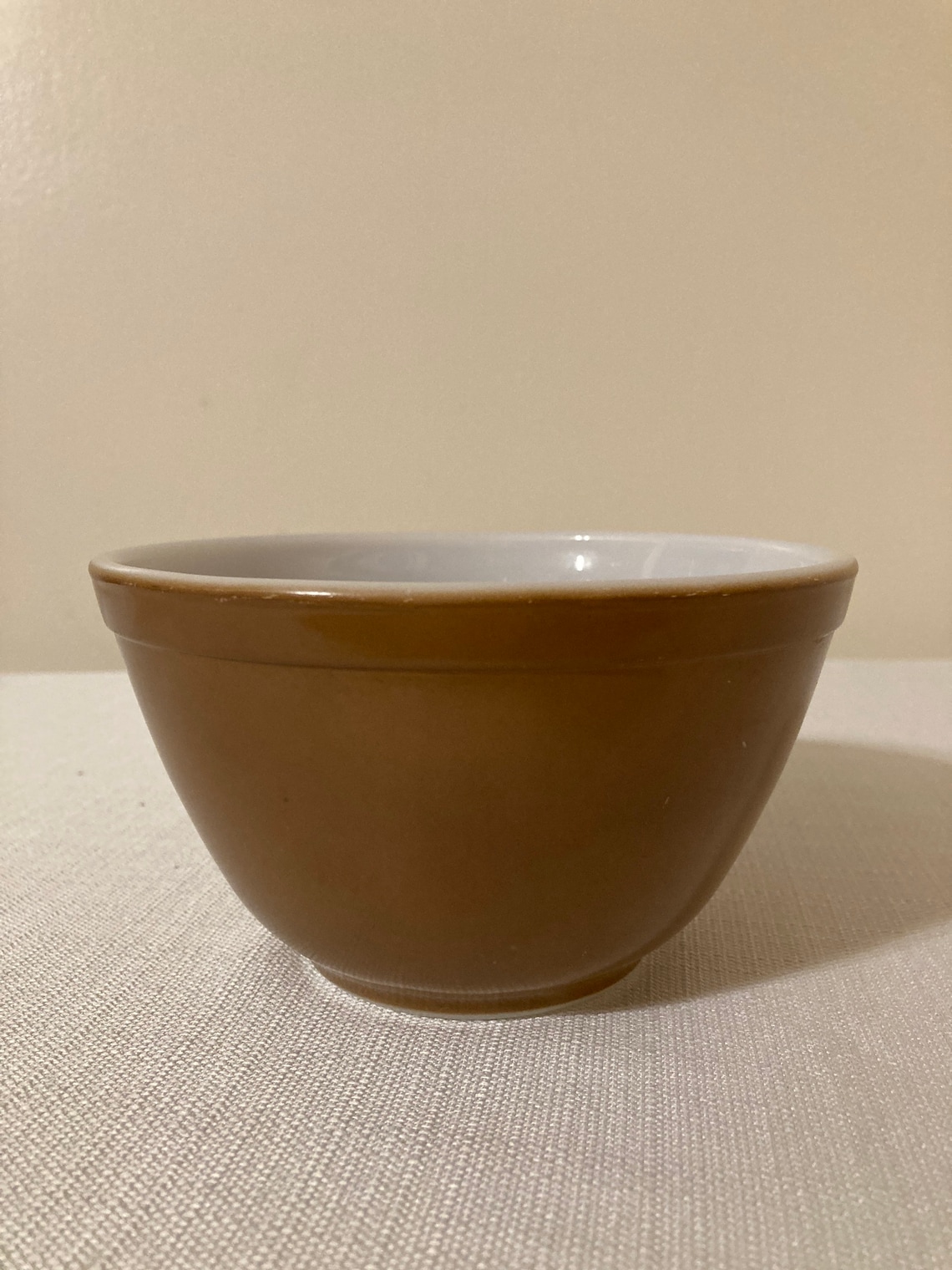 Brown Pyrex Glass Mixing Serving Bowl 401 1 1/2 Pt. U.S.A. Etsy