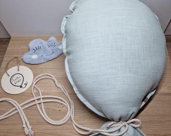 Wall decoration balloon cushion | Fabric balloon for children's room | Linen