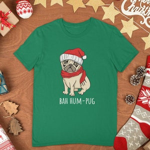 Bah hum shop pug slippers