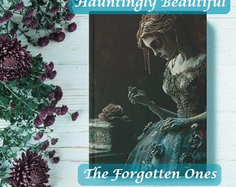 Mega Kit| The Forgotten Ones |  Junk Journal Kit – Haunted Statues, Gothic Mansions & Dark Romance Ephemera