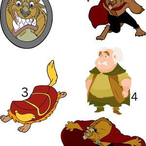 Beauty and the Beast stickers