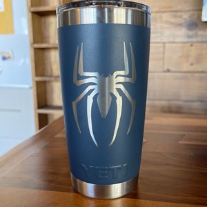 Laser Engraved Authentic YETI Rambler - LIVE UNCONQUERED