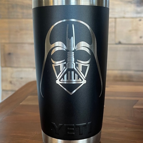 Yeti Laser Engraved Authentic Tumbler DARTH VADER Etsy