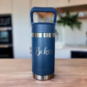 Personalized YETI Kids Water Bottle: Engraved 12 oz Stainless Steel