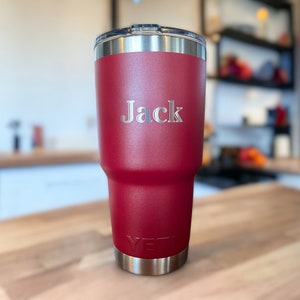 PERSONALIZED Laser Engraved Authentic Yeti 30 oz Tumbler , Gift For him , Gift For her , Wedding Gift , Groomsman Gift , Bridesmaid Gift