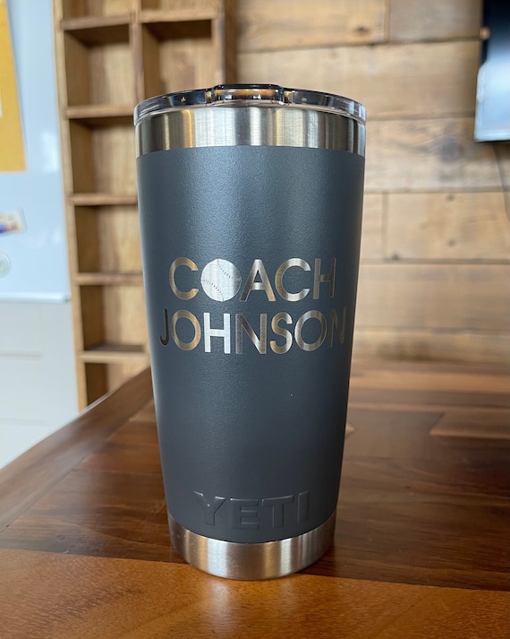 Personalized YETI 30 Oz / 20 Oz Tumbler With Magslider Lid / Laser