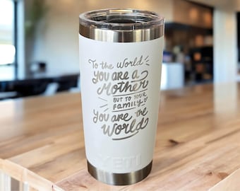 Engraved Mom Yeti Tumbler - Meaningful Gift for Mothers