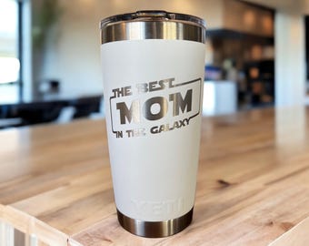 Sci-Fi YETI Tumbler, Galaxy Mom Laser Engraved (20 or 30 oz)