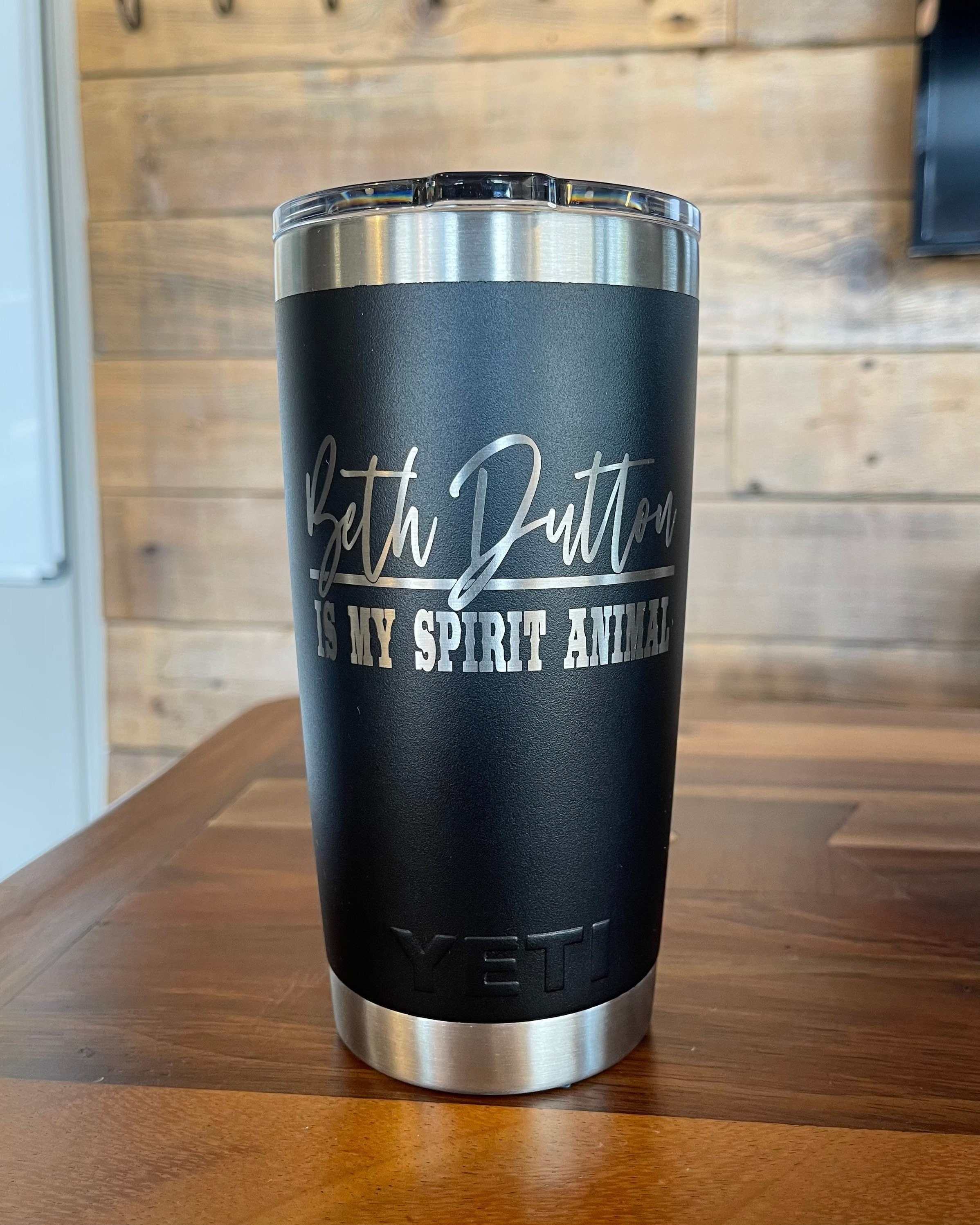 Laser Engraved Authentic Yeti Rambler - COFFEE & JESUS