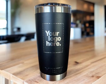 Laser Engraved Yeti Tumbler: Personalized Corporate Logo Gift