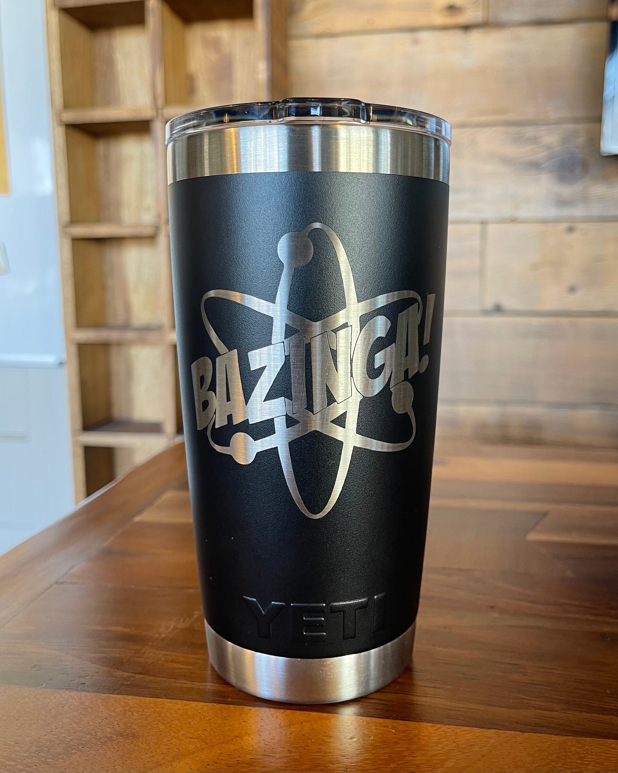 Laser Engraved Authentic YETI Rambler - DRINK & KNOW