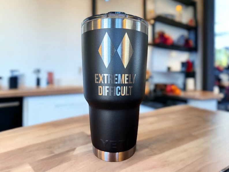 Laser Engraved YETI Tumbler: Outdoorsy Mountain Lover Gift zdjęcie 1