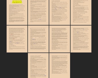 Practical Nursing Basics For LPN and LVN, 10 Pages, Nursing Student Study Notes, Printable Instant Download