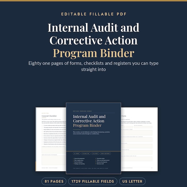 Financial Binder Audit - Etsy